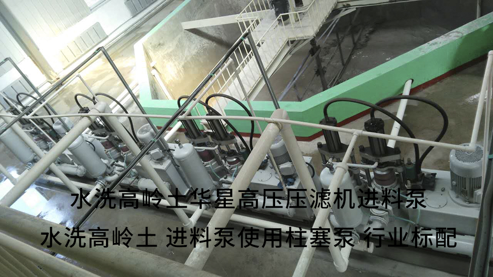 水洗高嶺土高壓壓濾機進料泵3 水洗高嶺土高壓壓濾機進料泵3