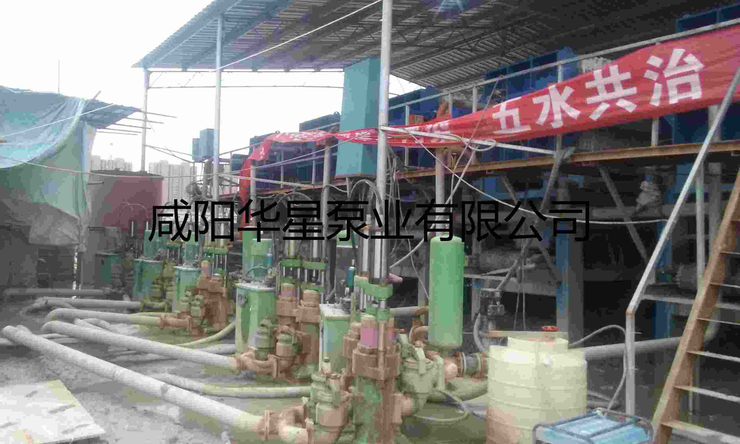 華星YBH300-40節(jié)能陶瓷柱塞泵打樁污泥使用現(xiàn)場(chǎng)-03